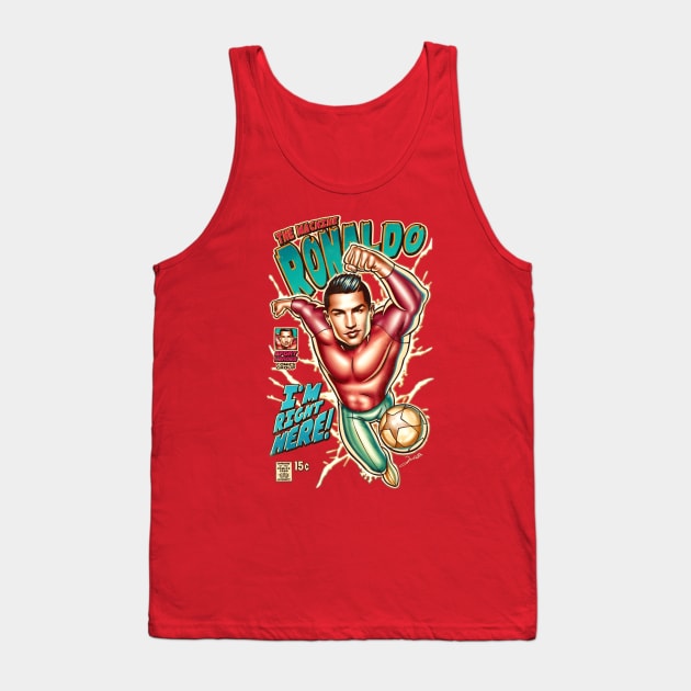 The Machine Ronaldo Tank Top by renatodsc